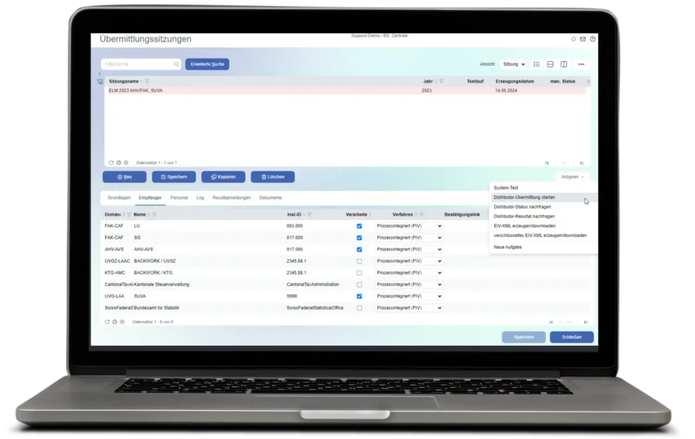 MYFACTORY HR & HRM.Swiss: ELM-Lohndatenübermittlung und Lohnauswertungen