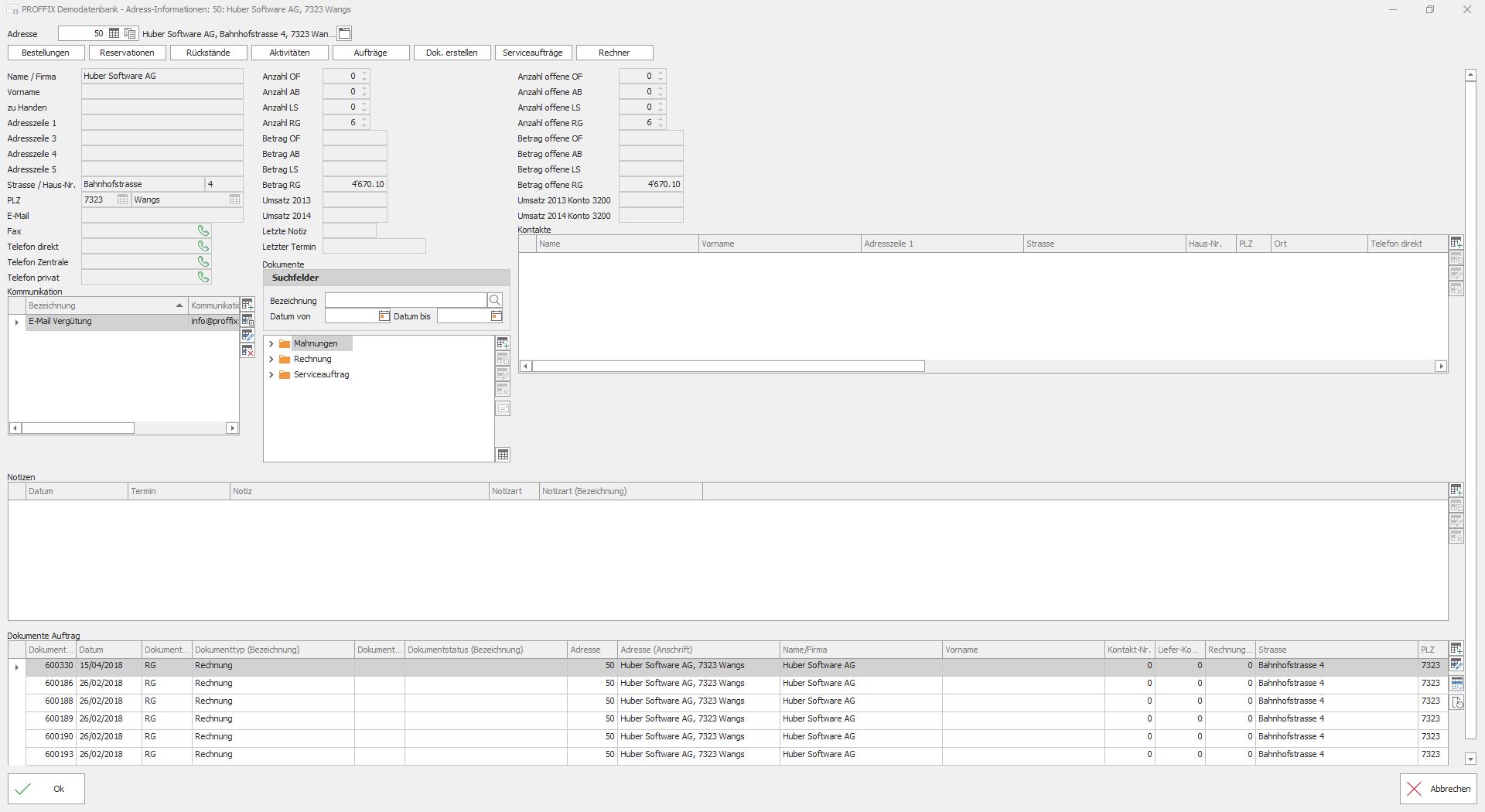 Cloud CRM Software mit ERP Anbindung an Proffix Px5